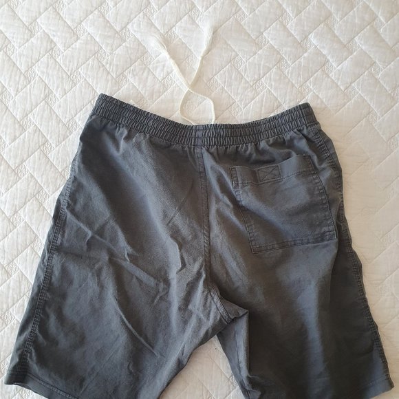 Rare Vintage Grey Cotton Drawstring Shorts - Picture 2 of 4